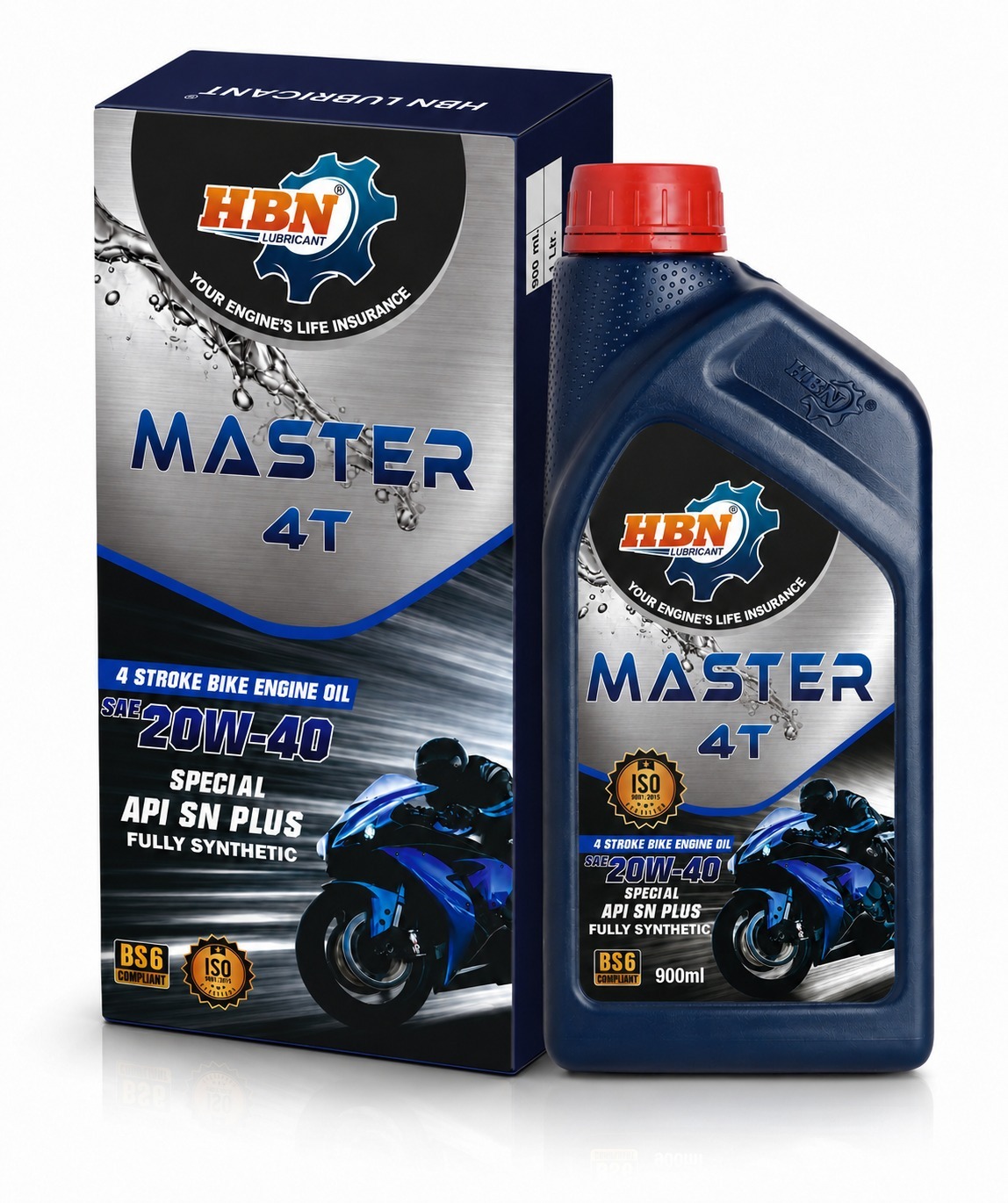 SN+900 ML box HBN Master 4T SAE 20W-40 - Image 1